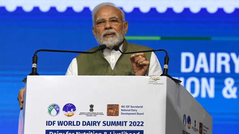 PM Inaugurates International Dairy Federation World Dairy Summit 2022 